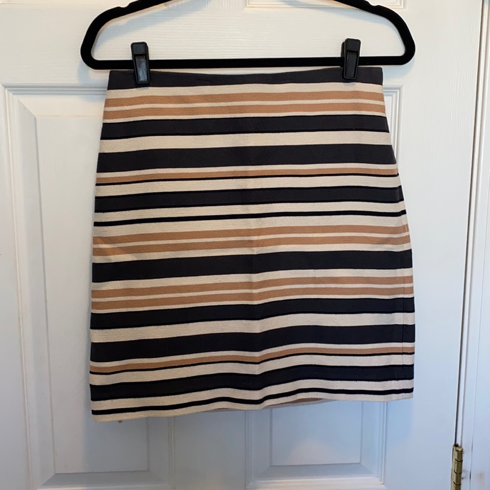Loft striped skirt